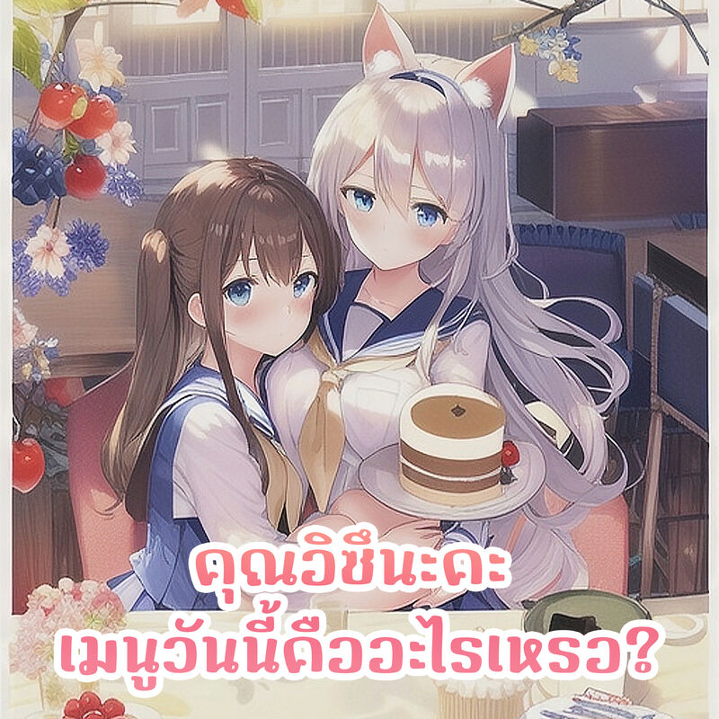 คุณอิซึนะคะ เมนูวันนี้คืออะไรเหรอ?