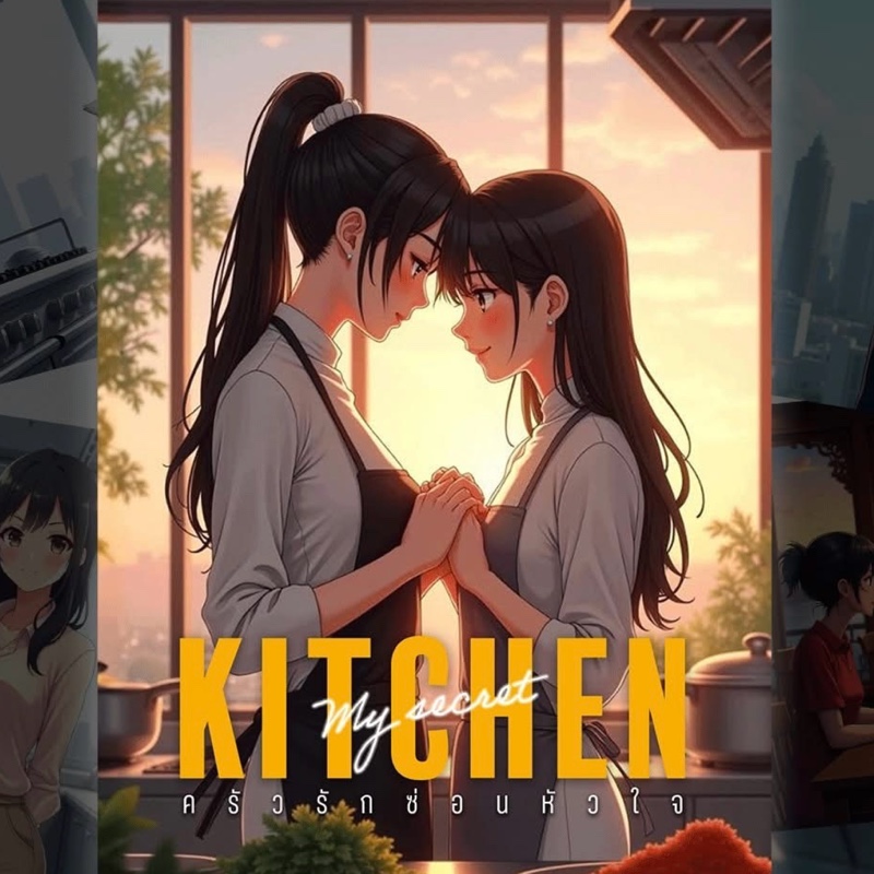 ปก My Secret Kitchen - ครัวรักซ่อนหัวใจ